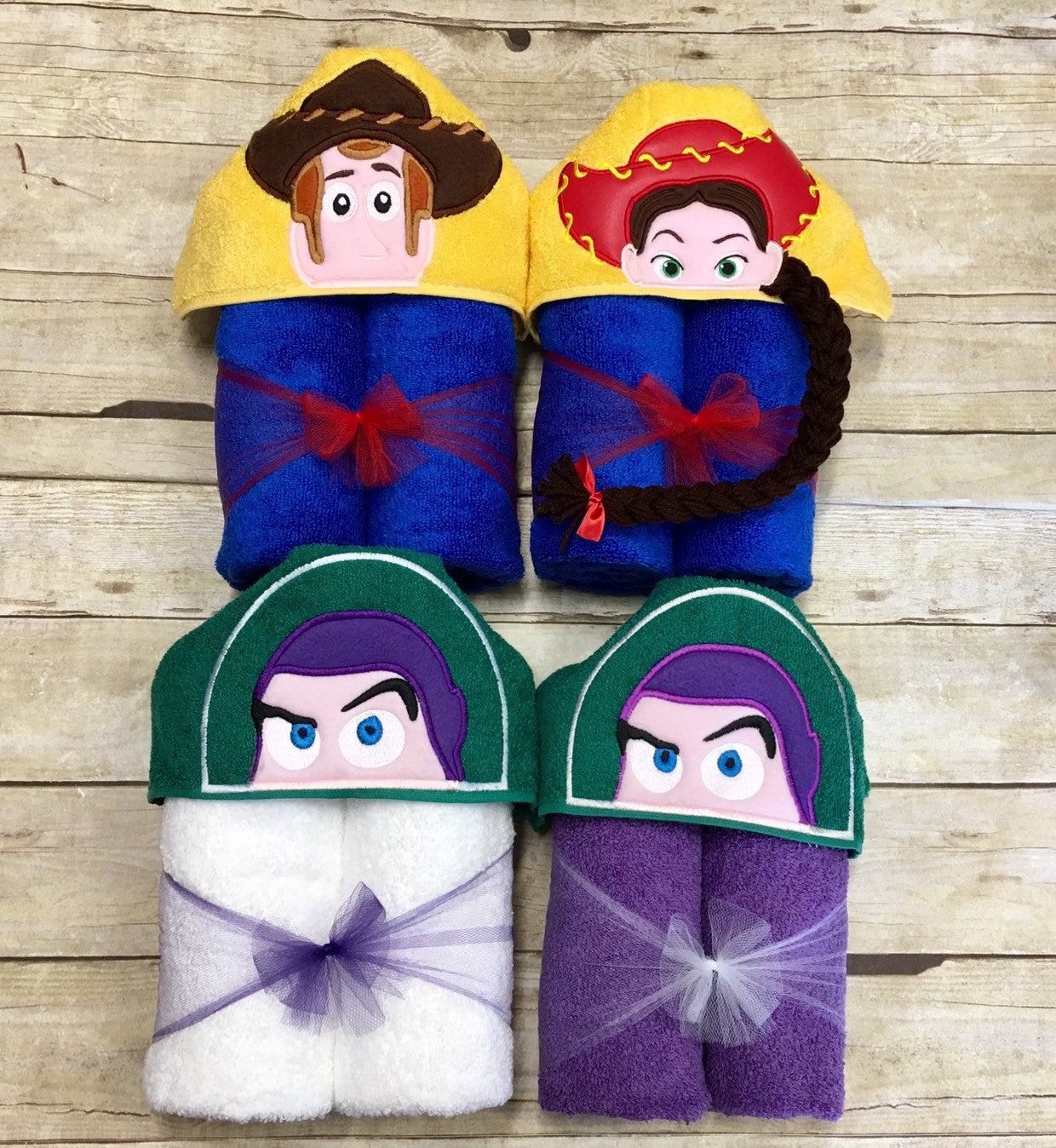Toy Story Buzz Lightyear Inspired Hooded Towel