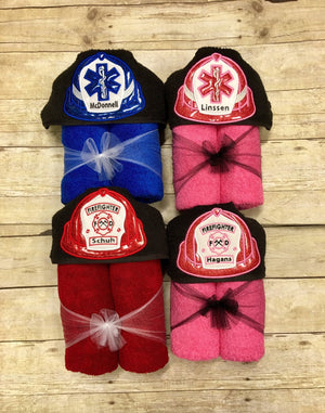 Firefighter Hooded Towel
