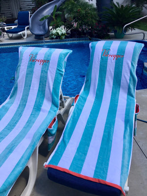 Personalized Lounge Chair Cover