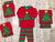 Santa Christmas Pajamas Matching Family Personalized