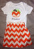 Girls Pumpkin Shirt