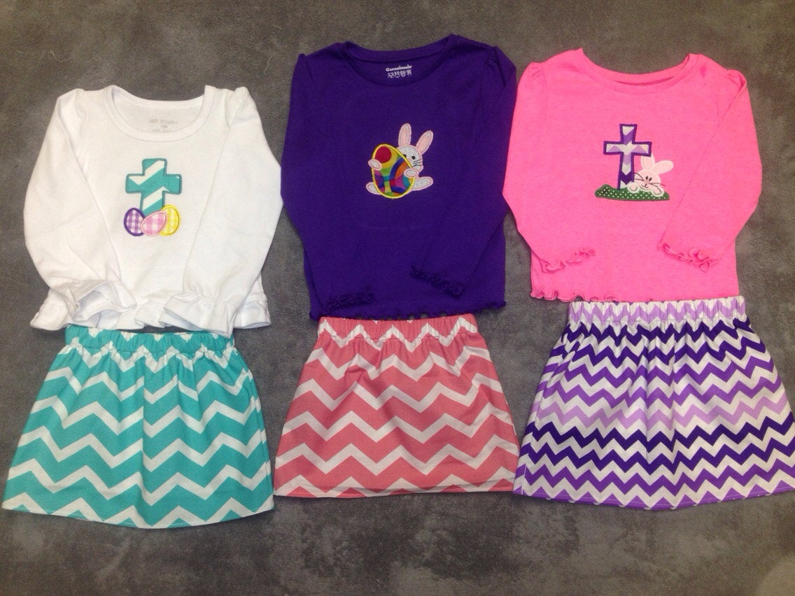 Girls Mix and Match Easter Outfit