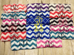 Monogrammed Infinity Scarf