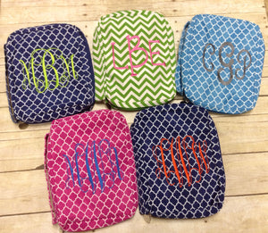 Personalized Chevron and Quatrefoil Bible Cover