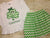 Personalized Girls Green St Patricks Day Outfit