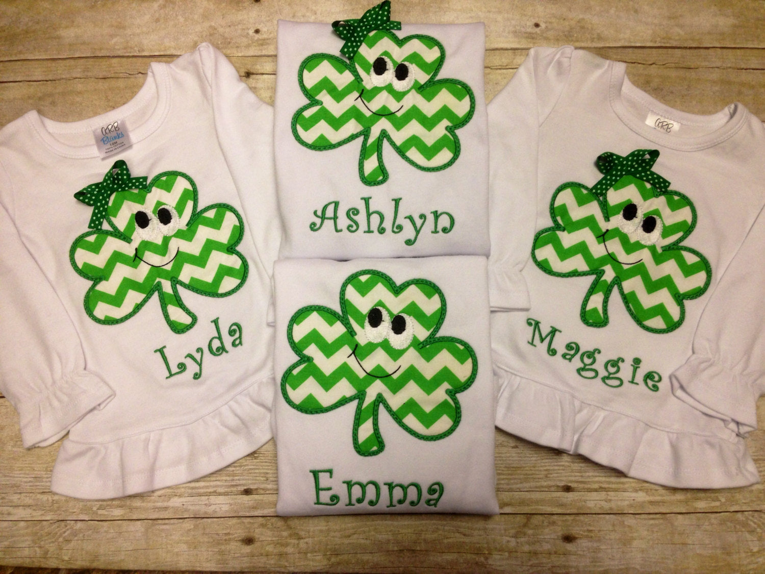 Kids St Patricks Day Shamrock Shirt