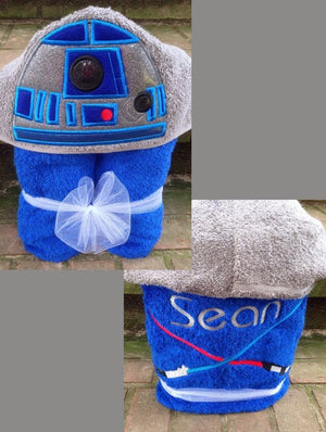 Star Bear Hooded Towel