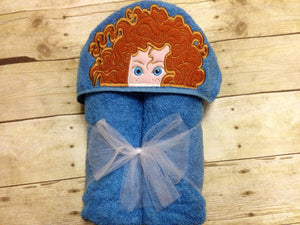 Pink Brave Hooded Towel