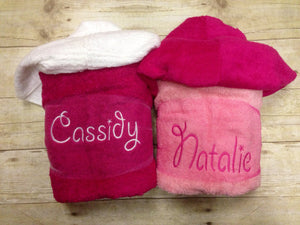 Pink Pig Hooded Towel