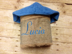 Pocahontas Inspired Hooded Towel