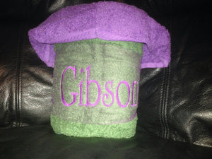 Hulk Inspired Hooded Towel