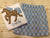 Personalized Girls Blue Argyle Horse Skirt Set