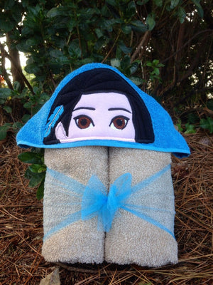 Pocahontas Inspired Hooded Towel