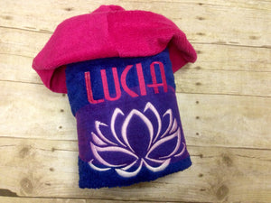 Mulan Inspired Hooded Towel