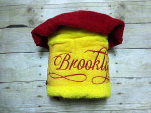 Belle Inspired Hooded Towel