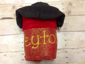 Feelings "Anger" Hooded Towel