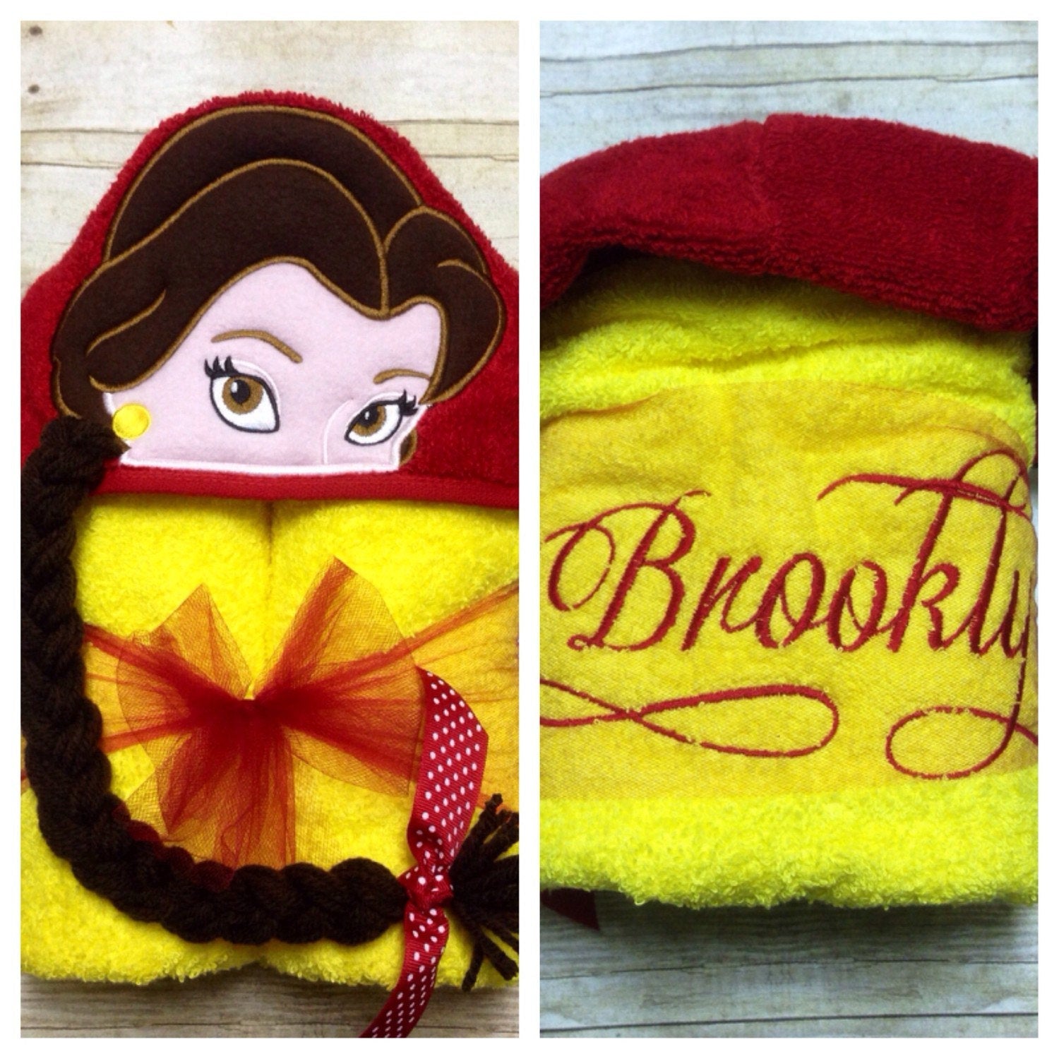 Belle Inspired Hooded Towel