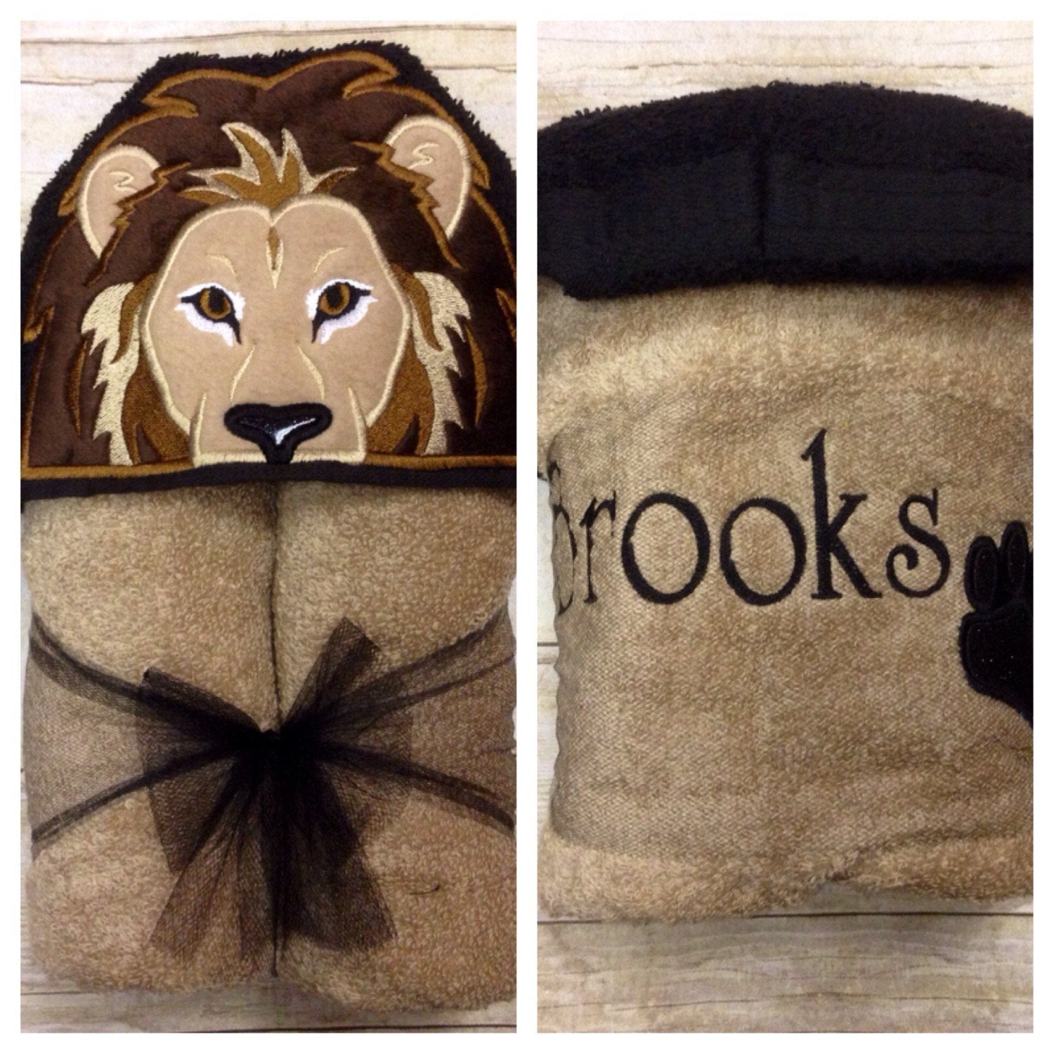 Lion Hooded Towel