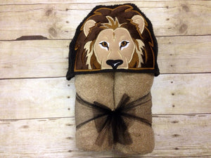 Lion Hooded Towel