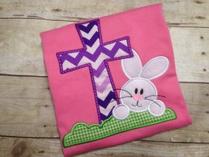 Girls Easter Cross Shirt