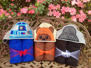 Darth Vader Inspired Hooded Towel